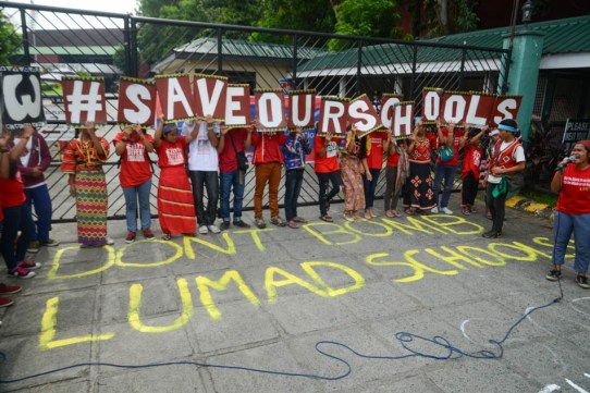 Lumad and Moro students call for DEPED action